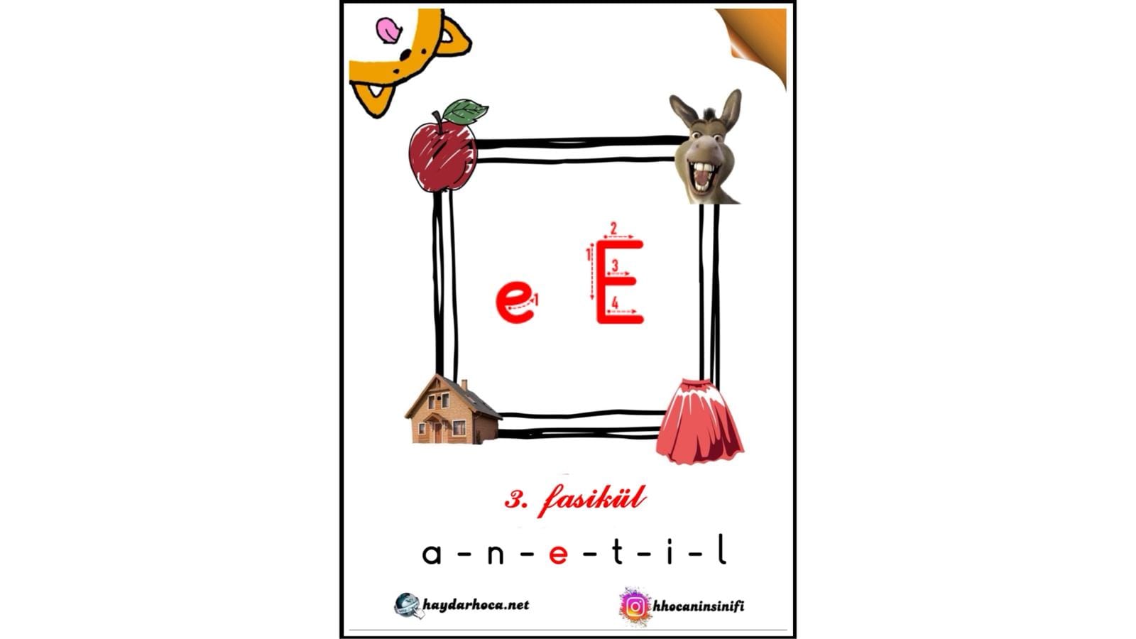 1. Sınıf E-e Sesi Çalışmaları