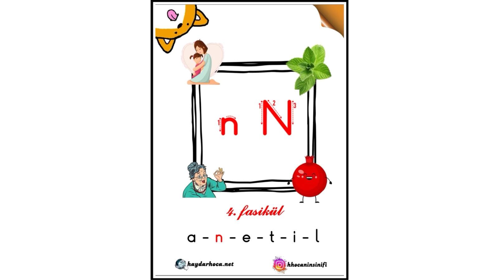 1. Sınıf N-n Sesi Çalışmaları