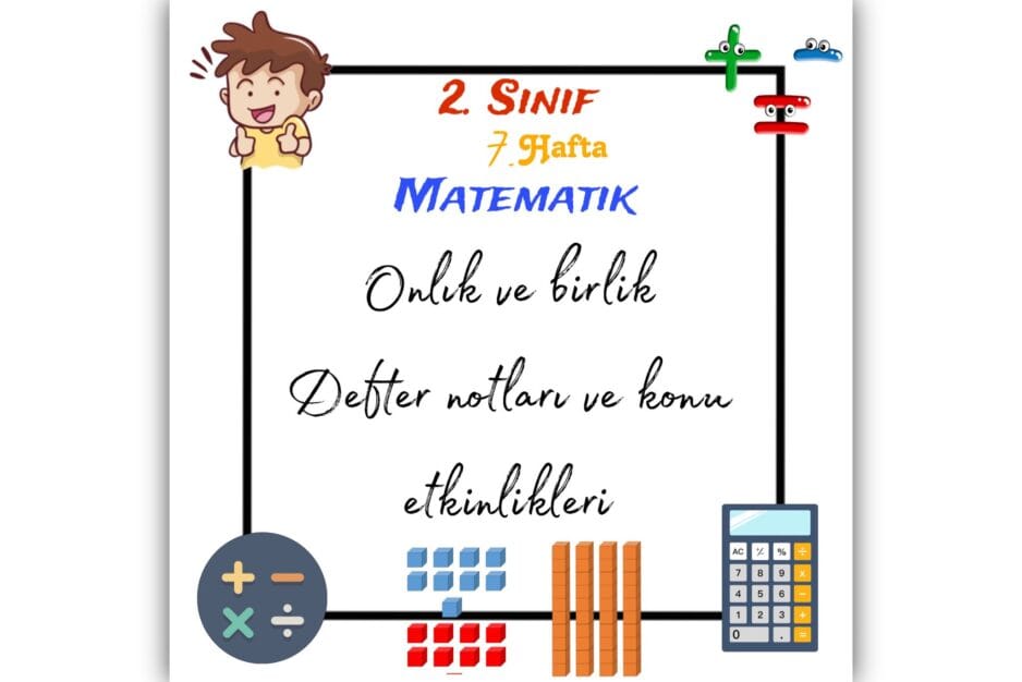 2. Sınıf Matematik Onluk ve Birlik