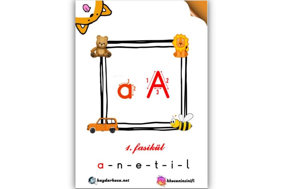 1. Sınıf A-a Sesi Çalışmaları