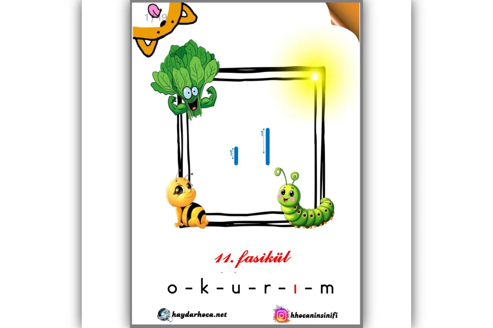 1. Sınıf I-ı sesi Fasikülü