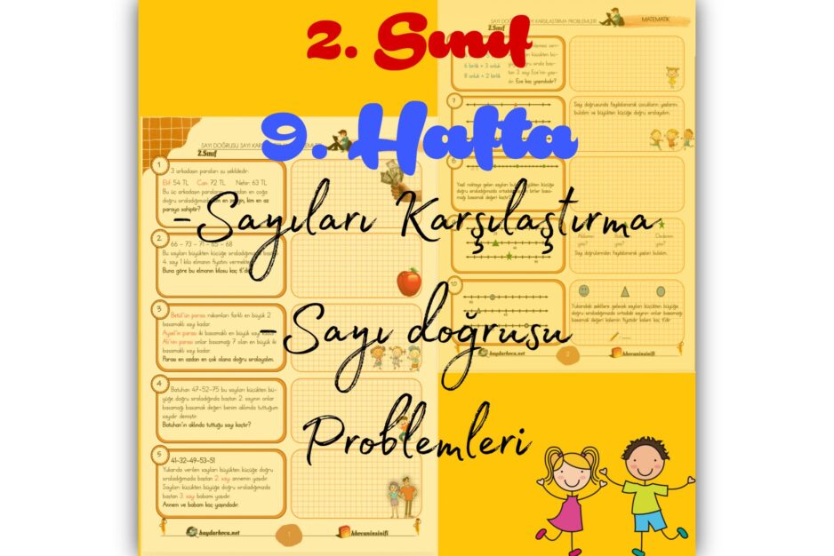 2. Sınıf Sayı doğrusu-Sayıları Karşılaştırma Problemleri