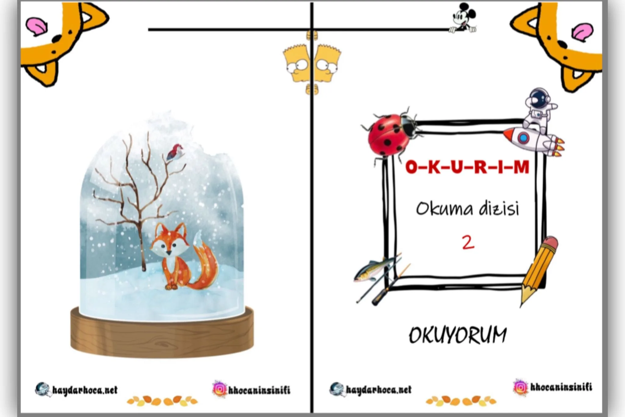 1. Sınıf Okuma Dizisi O-K-U-R-I-M 2