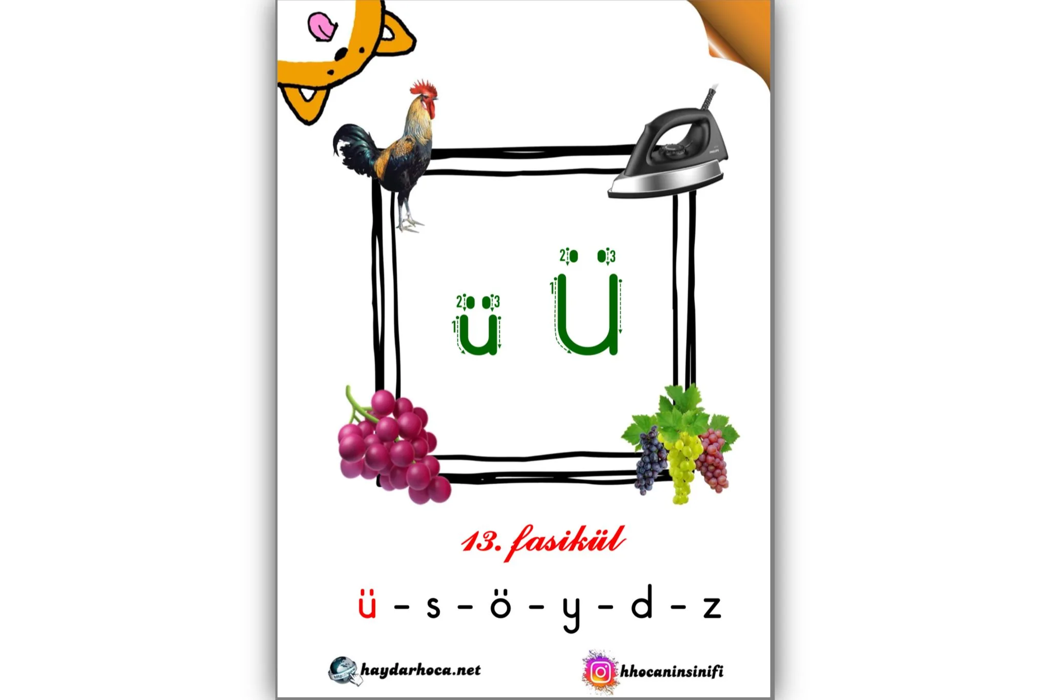 1. Sınıf Ü-ü Sesi Fasikülü