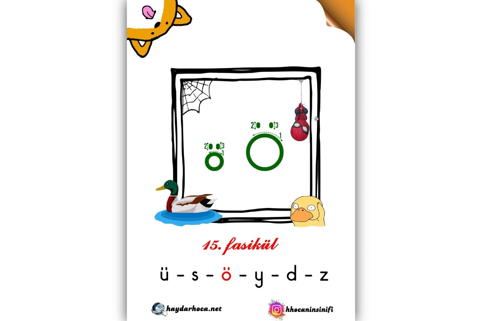 1. Sınıf Ö-ö Sesi Fasikülü