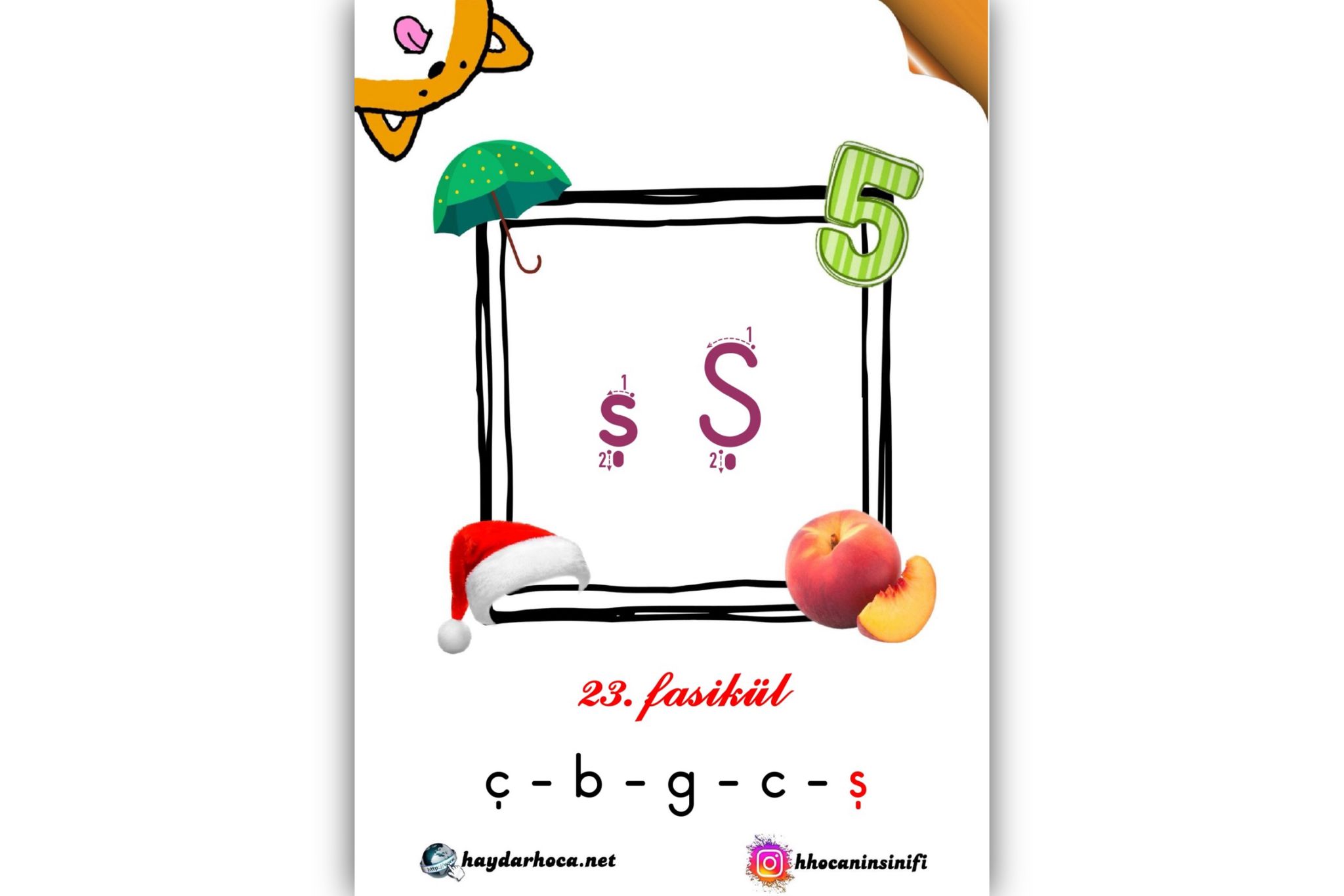 1. Sınıf Ş-ş Sesi Fasikülü