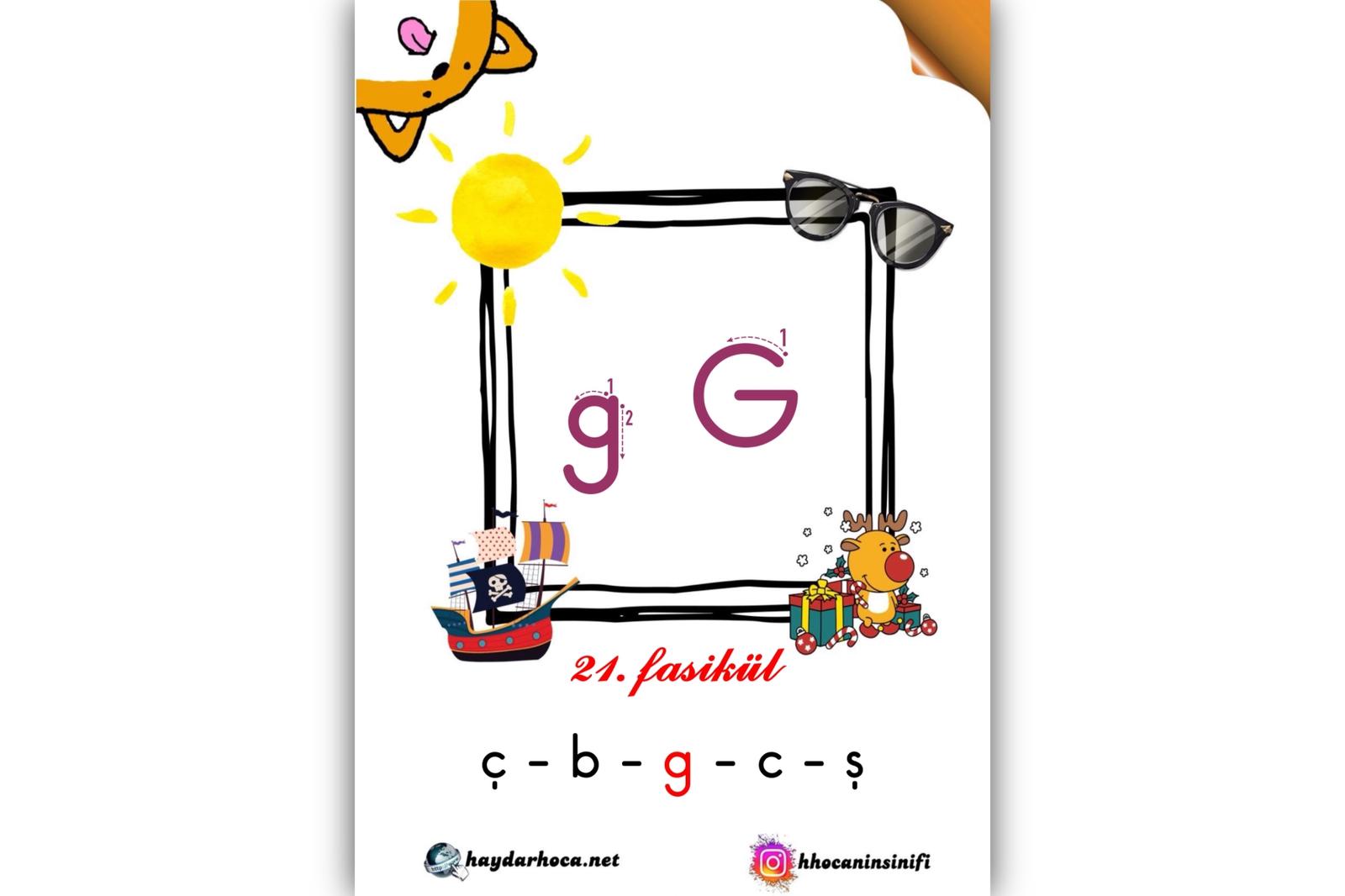 1. Sınıf G-g Sesi Fasikülü