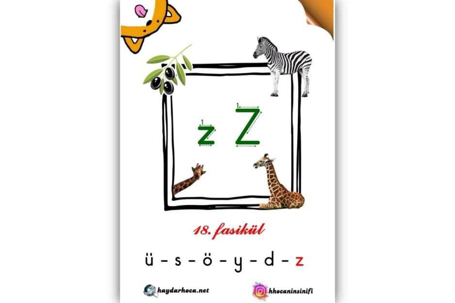 1. Sınıf Z-z Sesi Fasikülü
