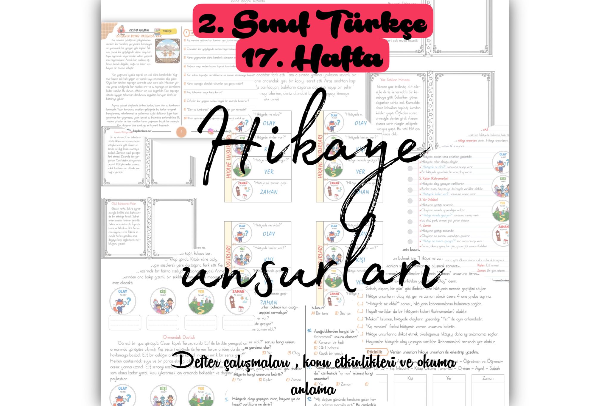 2. Sınıf Türkçe Hikaye Unsurları