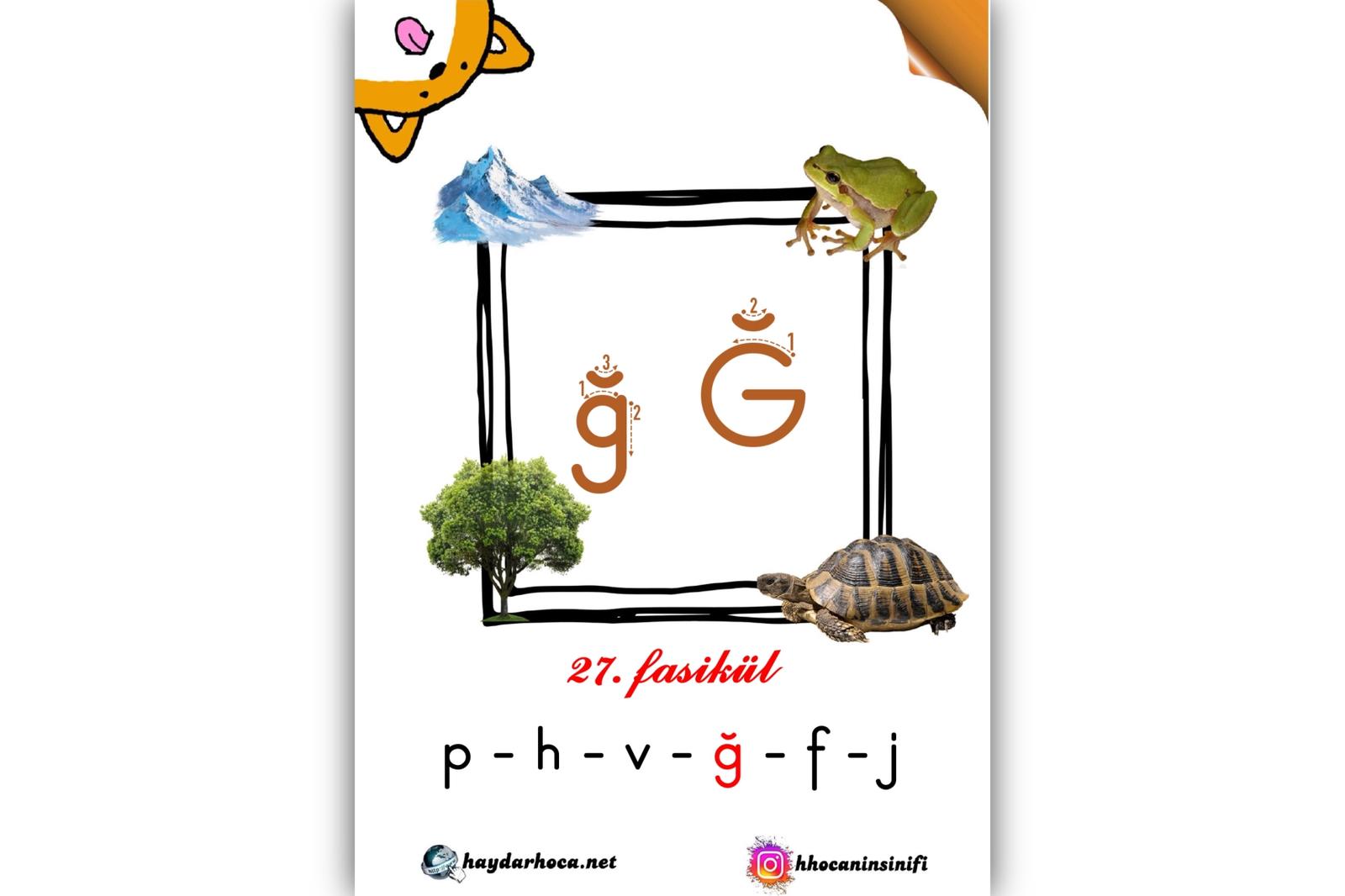 1. Sınıf Ğ-ğ Sesi Fasikülüm