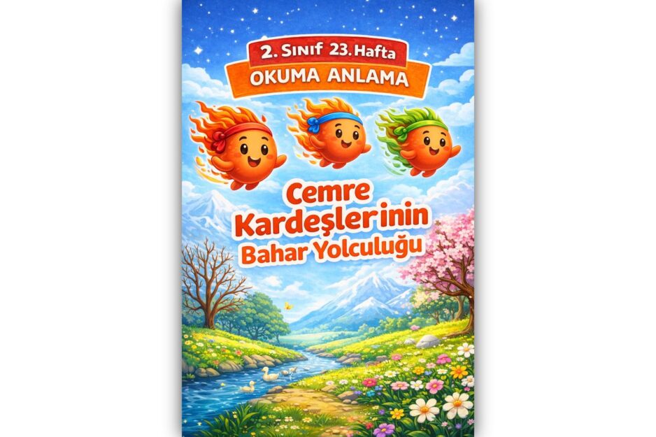 2.Sınıf 23. Hafta Okuma Anlama (Cemre Kardeşlerin Bahar Yolculuğu)