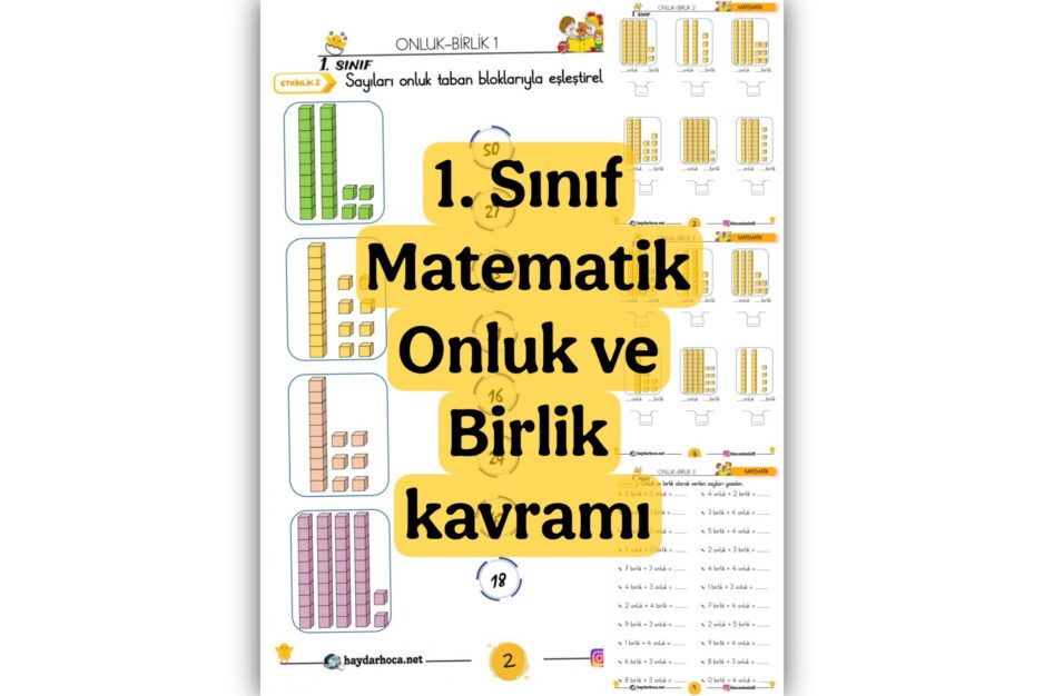 1. Sınıf Matematik Sayıları Karşılaştırma