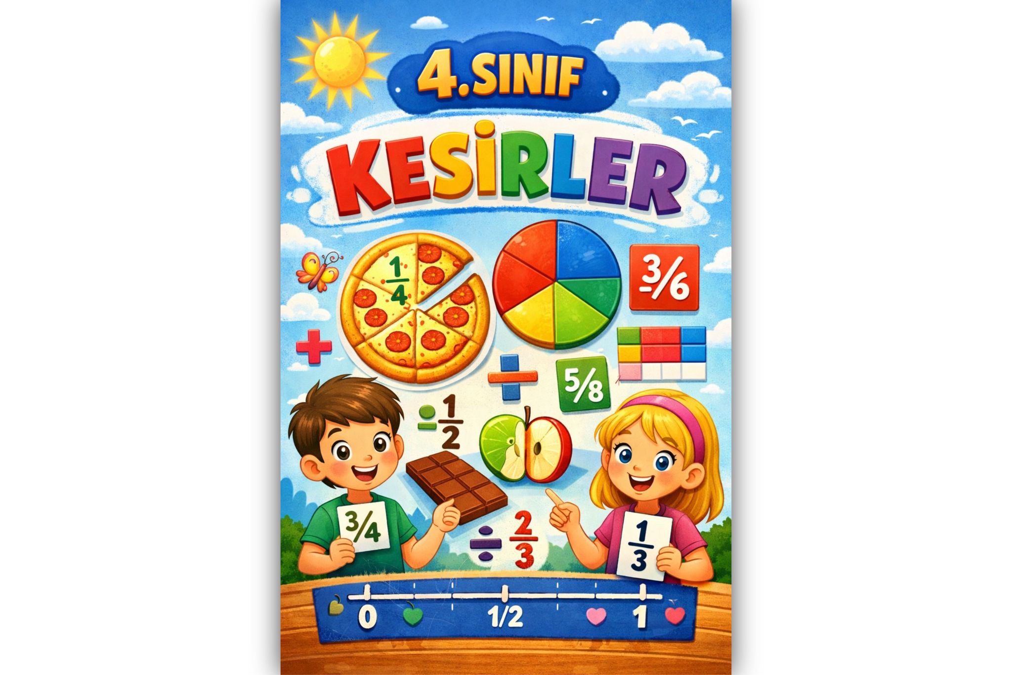 4. Sınıf Matematik Kesirler ve Kesir Problemleri