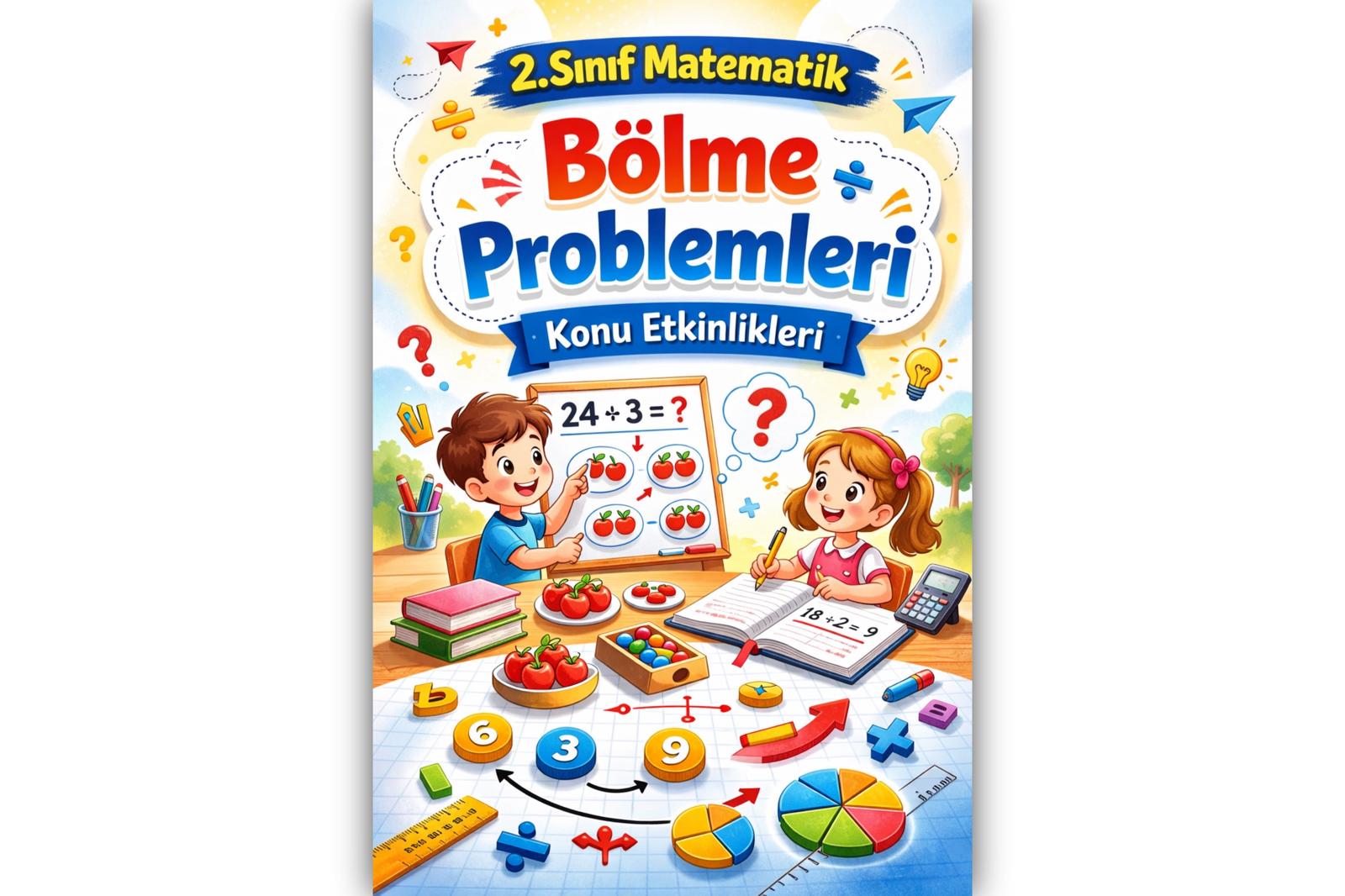 7) 2. Sınıf Matematik Bölme Problemleri