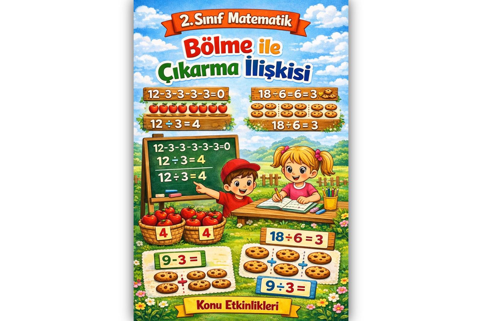 2) 2. Sınıf Matematik Bölme ile Çıkarma İlişkisi