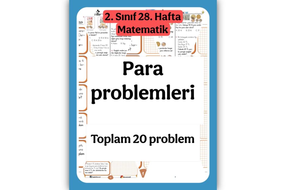 2. Sınıf Matematik Para Problemleri