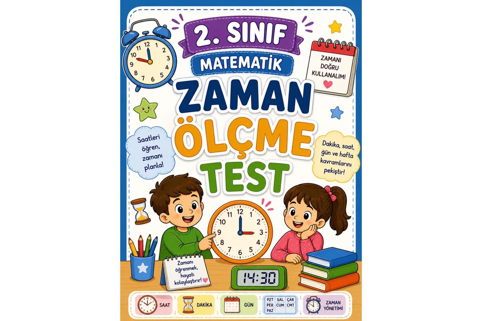 2. Sınıf Zaman Ölçme Test
