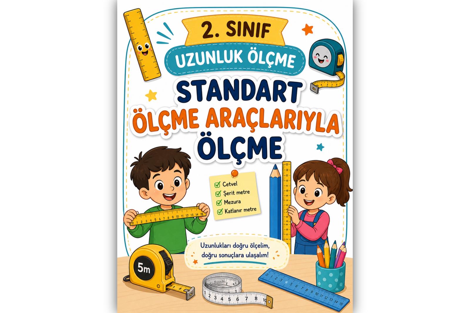 2. Sınıf Matematik Uzunluk Ölçme Standart Ölçme Birimleriyle