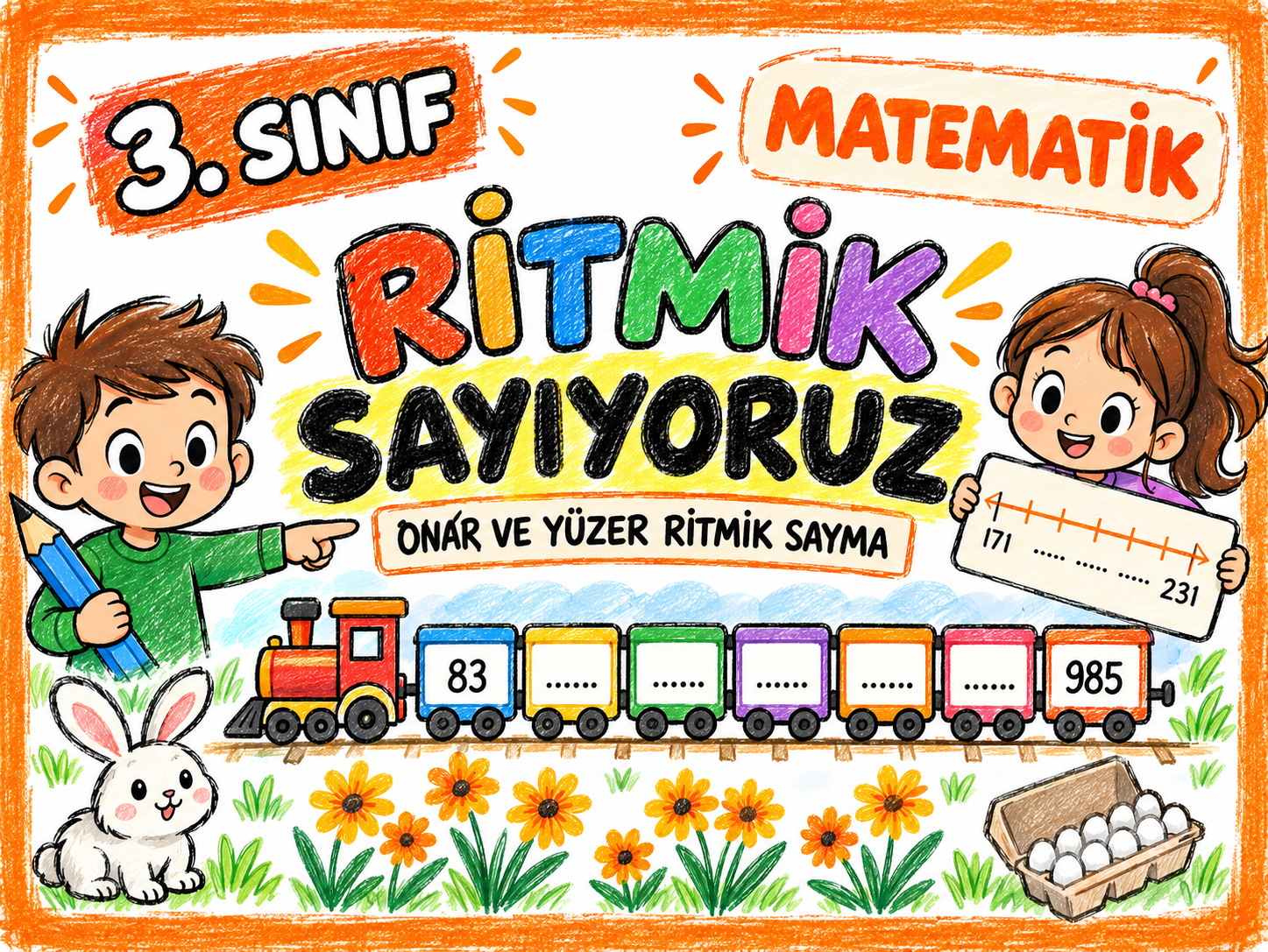 3. Sınıf Matematik Ritmik Sayıyoruz Konu Etkinlikleri