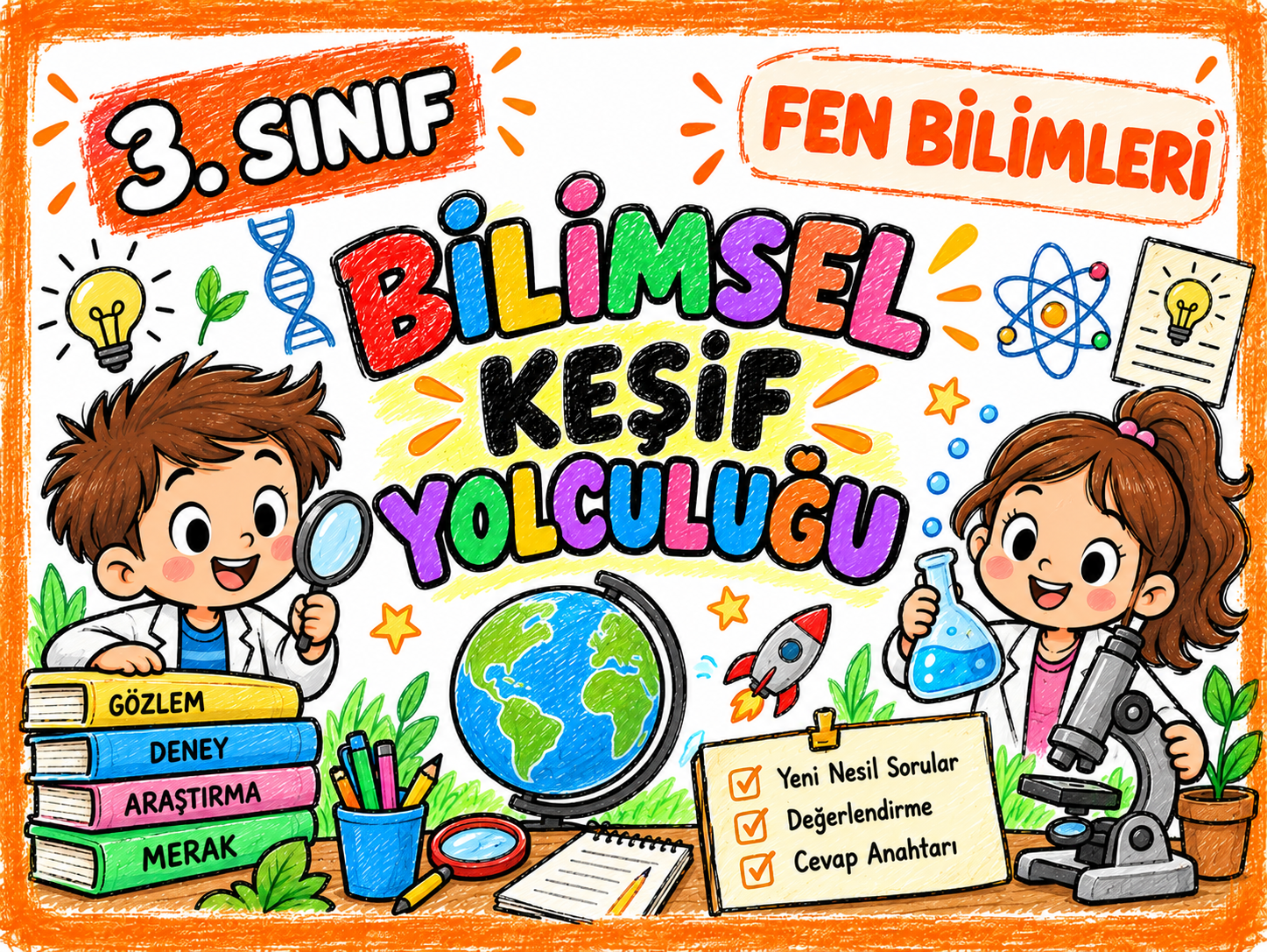 3. Sınıf Fen Bilimleri Bilimsel Keşif Yolculuğu Ünite Tarama Testi