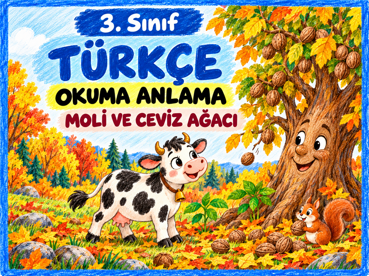 3. Sınıf Türkçe Okuma Anlama 5 Moli ve Ceviz Ağacı
